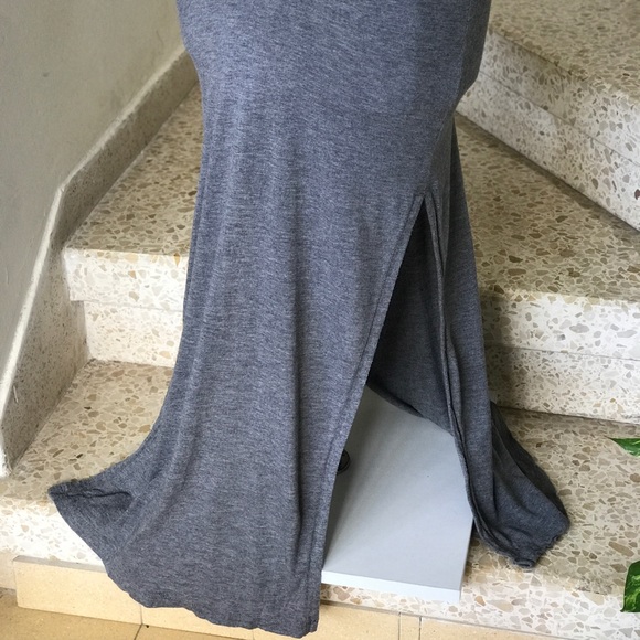 Alexander Wang Racerback Jersey Fitted Maxi Dress - Picture 8 of 12